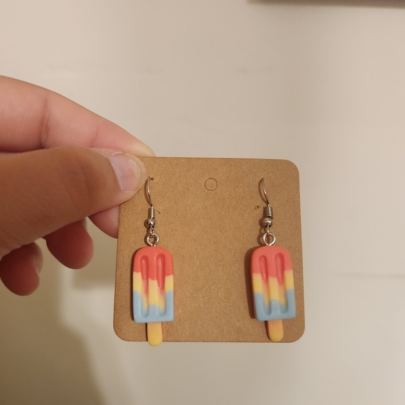 Colorful Popsicle Earrings - Picture 4 of 4